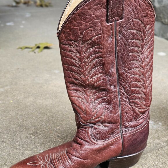Justin Cowboy Boots - Mens Size 9 D - Picture 3 of 7